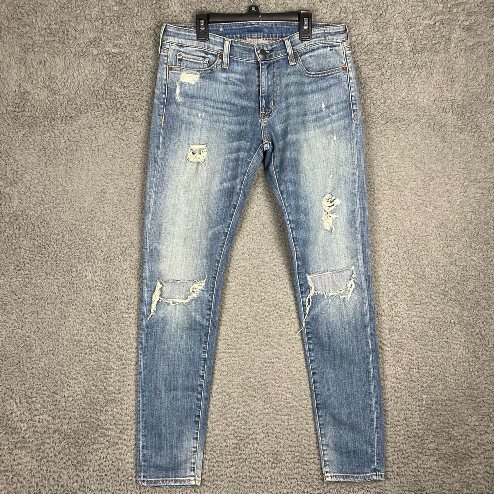 Denim & Supply Ralph Lauren Womens Jeans Morgan Skinny Distressed Denim Sz 29/32